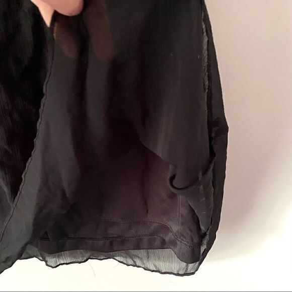 Bisou Bisou black sleeveless v neck layered 2XL - Picture 5 of 7